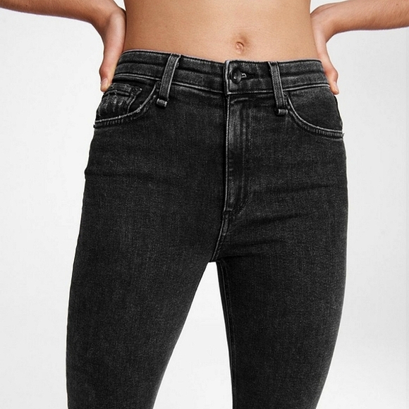 rag & bone Nina High-Rise Ankle Skinny in WYTHE - Picture 5 of 16